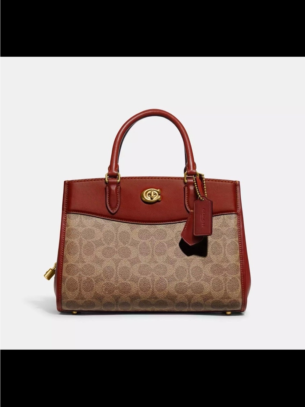 Coach BrownRust Brooke Carryall
Satchel with Signature CC
Monogram